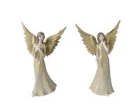 Engel poly l15b10h30 cm crme/goud a2 kerst Decoris - Decoris Engel poly l15b10h30 cm crme/goud a2 kerst Decoris - Decoris