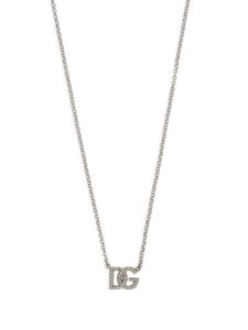 Dolce & Gabbana collier en chaîne à logo DG - Argent