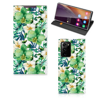 Samsung Galaxy Note 20 Ultra Smart Cover Orchidee Groen - thumbnail