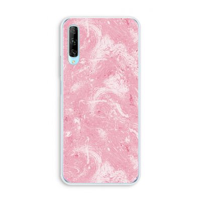 Abstract Painting Pink: Huawei P Smart Pro Transparant Hoesje