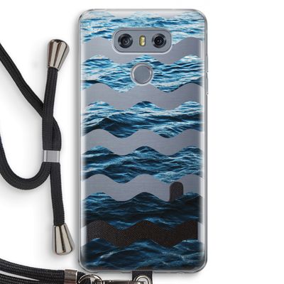 Oceaan: LG G6 Transparant Hoesje met koord