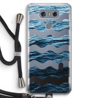 Oceaan: LG G6 Transparant Hoesje met koord