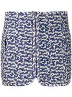 MARANT ÉTOILE jupe en coton à motif abstrait - Bleu