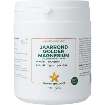 Liever Gezond jaarr golden magnesium poeder
