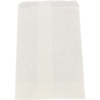 Zak | Fourniturenzak | Papier | 10x16cm | wit | 1000 stuks