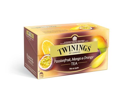 Twinings Passievrucht mango & orange aroma (25 Zakjes)
