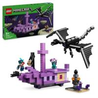 LEGO Minecraft 21264 De draak en het Enderschip - Op videogames geïnspireerde set - thumbnail