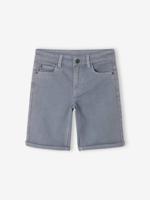 Bermuda jongens 5 zakken grijsblauw