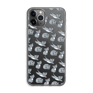 Poezen: iPhone 11 Pro Max Transparant Hoesje