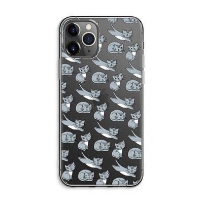 Poezen: iPhone 11 Pro Max Transparant Hoesje