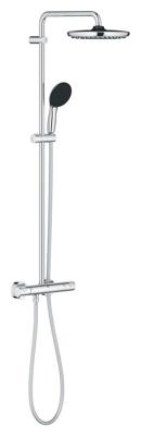 Grohe QuickFix Vitalio Start Systeem 250 Douchesysteem met thermostaatkraan Chroom