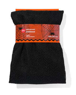 HEMA Tafelkleed 138x220 Spinnenweb - Halloween (zwart)