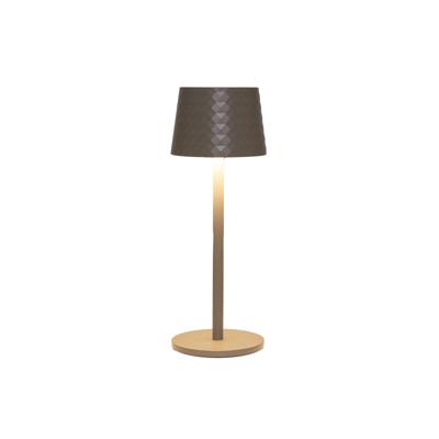 Portable lamp 22,5x8,5 cm mat taupe - Annas collection
