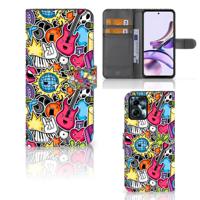 Motorola Moto G13 | G23 | Wallet Case | met Pasjes | Punk Rock