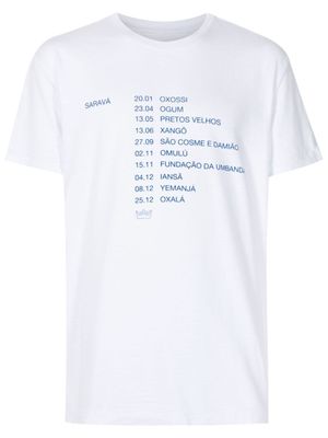 Osklen t-shirt Orixas en coton - Blanc