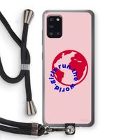 Run The World: Samsung Galaxy A31 Transparant Hoesje met koord