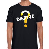 Biertje tekst t-shirt zwart heren