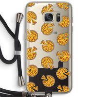 You Had Me At Pizza: Samsung Galaxy S7 Transparant Hoesje met koord