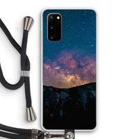 Travel to space: Samsung Galaxy S20 Transparant Hoesje met koord