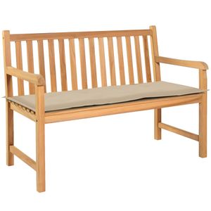 VidaXL Tuinbankkussen 150x50x4 cm oxford stof beige