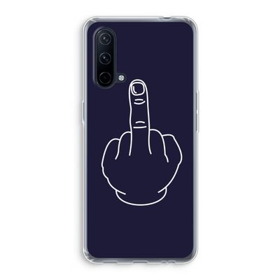 F**k U: OnePlus Nord CE 5G Transparant Hoesje
