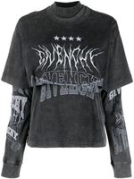 Givenchy t-shirt à logo brodé - Gris