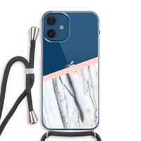 A touch of peach: iPhone 12 Transparant Hoesje met koord