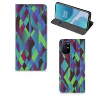 OnePlus 8T Stand Case Abstract Green Blue OnePlus 8T Stand Case Abstract Green Blue