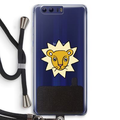 Kleine leeuw: Honor 9 Transparant Hoesje met koord
