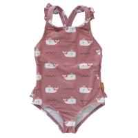 Fresk UV badpak Whale Ash Rose - alleen nog in 122/128 Maat 122/128