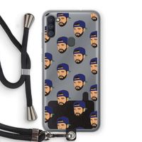Drake Away: Samsung Galaxy A11 Transparant Hoesje met koord