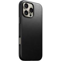 Nomad Modern Leren Case iPhone 16 Pro Max Zwart