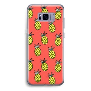 Ananas: Samsung Galaxy S8 Transparant Hoesje