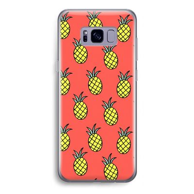 Ananas: Samsung Galaxy S8 Transparant Hoesje