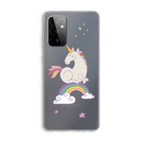 Regenboog eenhoorn: Samsung Galaxy A72 Transparant Hoesje