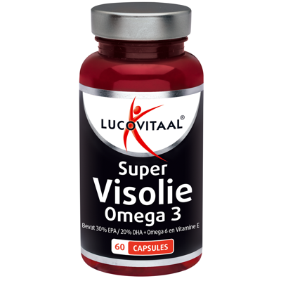 Lucovitaal Voedingssupplementen Super Visolie Omega 3 60Capsules