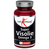 Lucovitaal Voedingssupplementen Super Visolie Omega 3 60Capsules