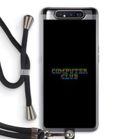 Retro: Samsung Galaxy A80 Transparant Hoesje met koord