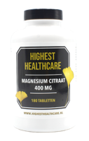 Highest Healthcare Magnesium Citraat 400mg Tabletten