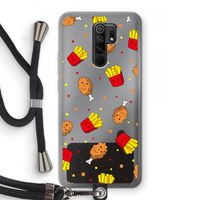 Chicken 'n Fries: Xiaomi Redmi 9 Transparant Hoesje met koord