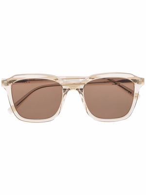 Saint Laurent Eyewear lunettes de soleil SL 457 à monture carrée - Tons neutres