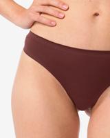 HEMA Damesstring Second Skin Micro Donkerbruin (donkerbruin)