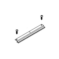 Sub Free basic sluitstrip voor wand 80cm 288mm  chroom, chroom - thumbnail