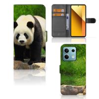 Xiaomi Redmi Note 13 5G | Telefoonhoesje | Met pasjeshouder | Panda
