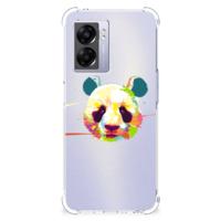 OPPO A77 5G | A57 5G Stevig | Bumper Hoesje | Panda Color