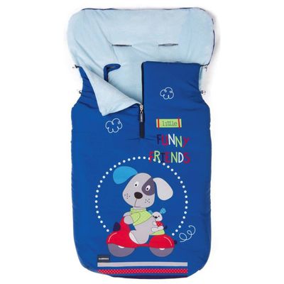 Gamberritos Voetenzak Junior 105 X 50 Cm Polykatoen Blauw Gamberritos Voetenzak Junior 105 X 50 Cm Polykatoen Blauw