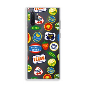 Fruitsticker: Samsung Galaxy Note 10 Plus Transparant Hoesje
