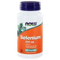 NOW Selenium gistvrij 200mcg 90 Vegetarische capsules