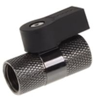 Alphacool 2-way Kogelkraan G1/4 Nickel kraanstuk Alphacool 2-way Kogelkraan G1/4 Nickel kraanstuk