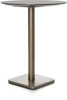Bartafel Brest 80Ø | Marble Light Grey - 2 kleuren